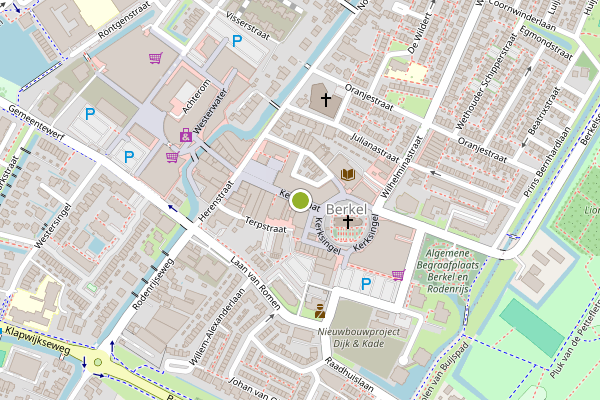 Ambulance-melding op Kerkstraat, Berkel en Rodenrijs op 7 juni, kaart-overzicht