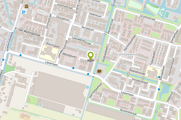Ambulance-melding op Putterstraat, Bleiswijk op 1 mei, kaart-overzicht