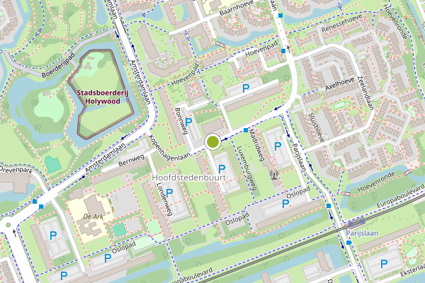 Ambulance-melding op Kopenhagenlaan, Vlaardingen op 8 juni, kaart-overzicht