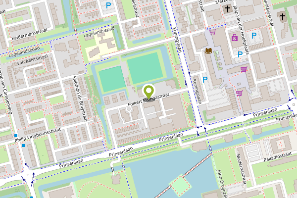 Ambulance-melding op Folkert Elsingastraat, Rotterdam op 2 mei, kaart-overzicht