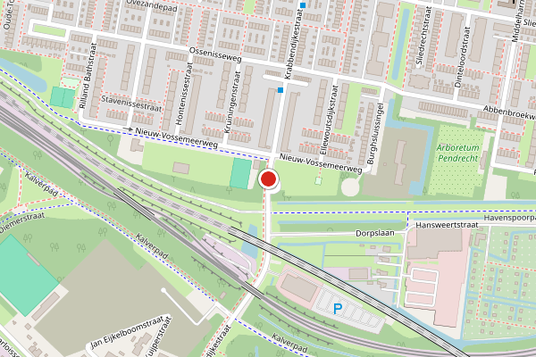 Brandweer-melding op Krabbendijkestraat, Rotterdam op 8 juni, kaart-overzicht