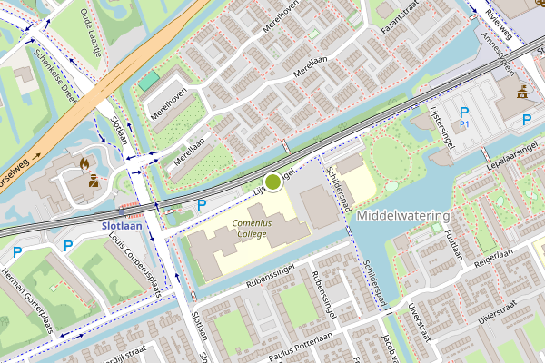 Ambulance-melding op Lijstersingel, Capelle aan den IJssel op 8 juni, kaart-overzicht