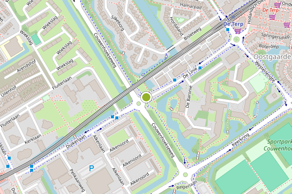 Ambulance-melding op De Linie, Capelle aan den IJssel op 9 juni, kaart-overzicht