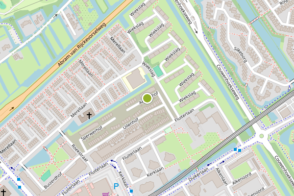 Ambulance-melding op Arendshof, Capelle aan den IJssel op 9 juni, kaart-overzicht