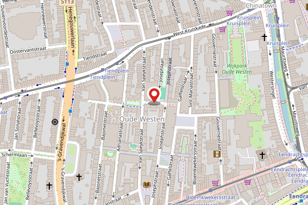 Brandweer-melding op Kogelvangerstraat, Rotterdam op 2 mei, kaart-overzicht