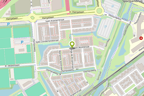Ambulance-melding op Ireen Wuststraat, Schiedam op 2 mei, kaart-overzicht