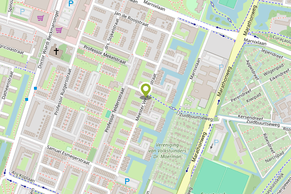 Ambulance-melding op mr. Verschuurstraat, Vlaardingen op 2 mei, kaart-overzicht