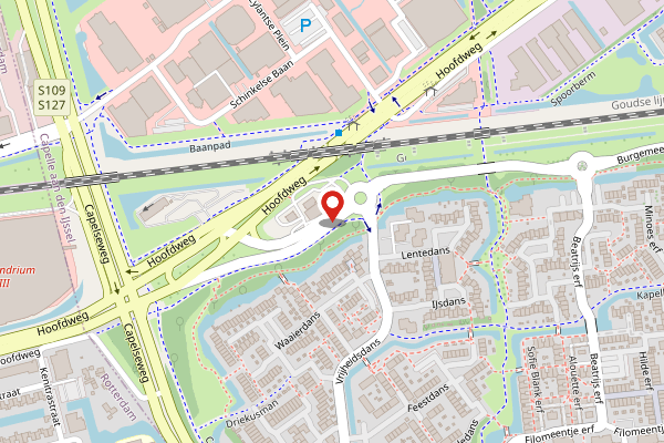 Brandweer-melding op Nieuwe Laan, Capelle aan den IJssel op 2 mei, kaart-overzicht