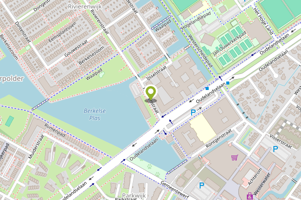 Ambulance-melding op Rivierenstraat, Berkel en Rodenrijs op 2 mei, kaart-overzicht