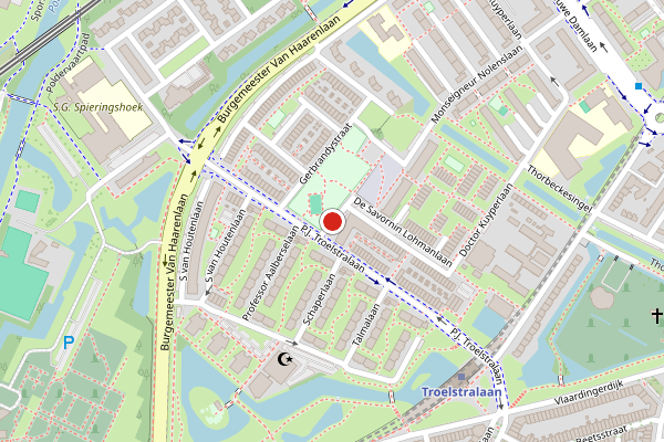 Brandweer-melding op Dr Wibautplein, Schiedam op 10 juni, kaart-overzicht