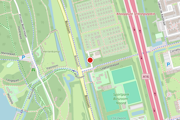 Brandweer-melding op Lagelandsepad, Rotterdam op 11 juni, kaart-overzicht