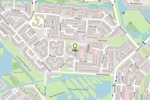 Ambulance-melding op Toccata, Krimpen aan den IJssel op 3 mei, kaart-overzicht