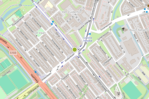 Ambulance-melding op Dordtsestraatweg, Rotterdam op 11 juni, kaart-overzicht
