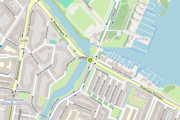 Ambulance-melding op Boezemlaan, Rotterdam op 12 juni, kaart-overzicht