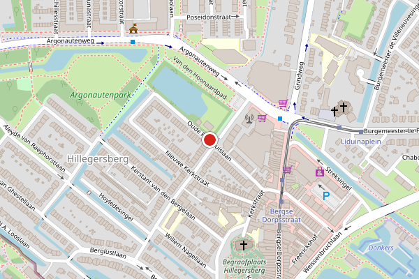 Brandweer-melding op Oude Raadhuislaan, Rotterdam op 13 juni, kaart-overzicht
