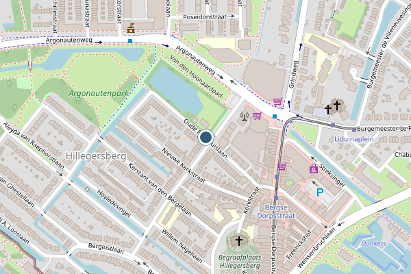Politie-melding op Oude Raadhuislaan, Rotterdam op 13 juni, kaart-overzicht