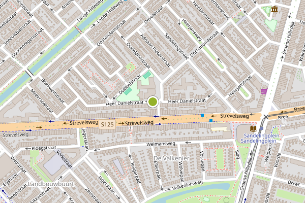 Ambulance-melding op Heer Daniëlstraat, Rotterdam op 4 mei, kaart-overzicht