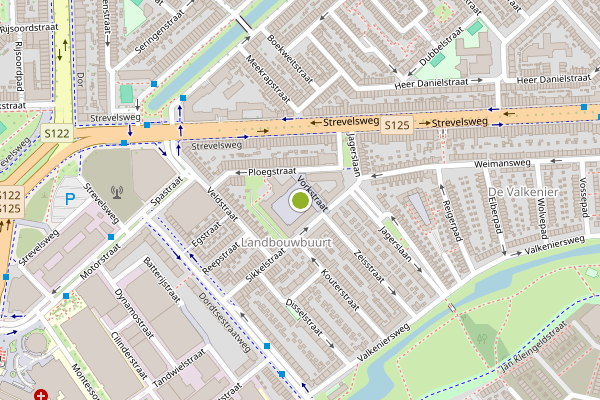 Ambulance-melding op Vorkstraat, Rotterdam op 13 juni, kaart-overzicht
