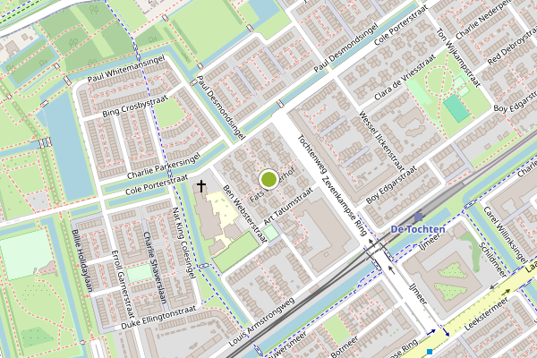 Ambulance-melding op Fats Wallerhof, Rotterdam op 13 juni, kaart-overzicht
