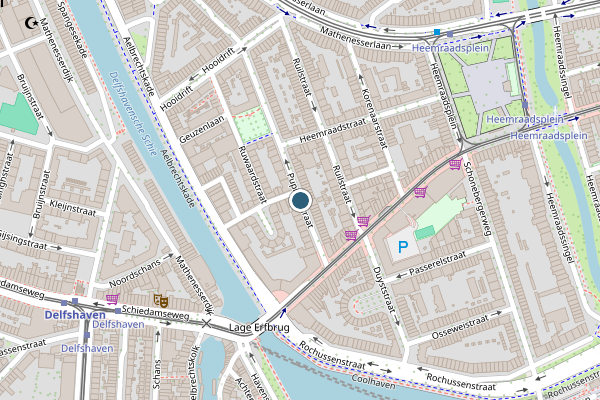 Politie-melding op Pupillenstraat, Rotterdam op 13 juni, kaart-overzicht