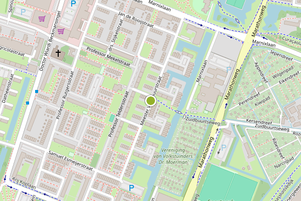 Ambulance-melding op mr. Verschuurstraat, Vlaardingen op 13 juni, kaart-overzicht