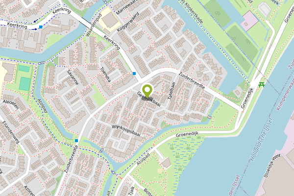 Ambulance-melding op Geelvinkbaai, Capelle aan den IJssel op 4 mei, kaart-overzicht