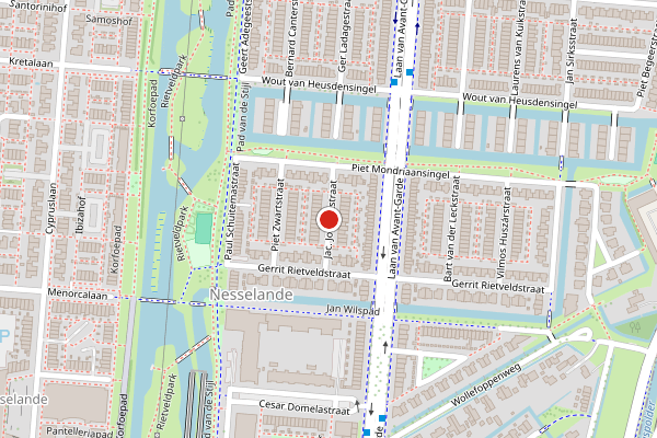Brandweer-melding op Jac. Jongertstraat, Rotterdam op 14 juni, kaart-overzicht