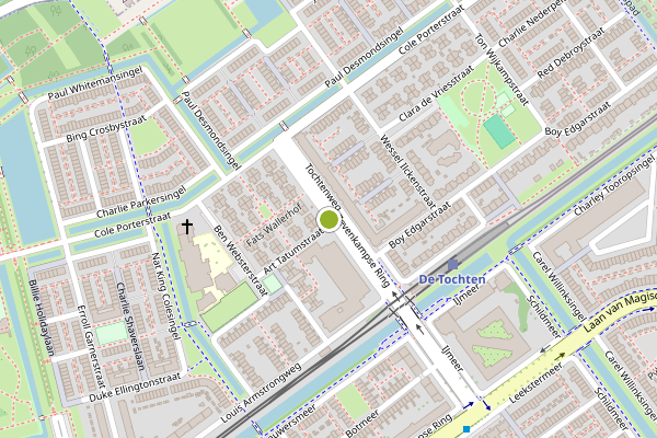 Ambulance-melding op Tochtenweg, Rotterdam op 14 juni, kaart-overzicht