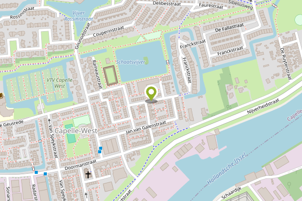 Ambulance-melding op Abel Tasmanstraat, Capelle aan den IJssel op 3 mei, kaart-overzicht