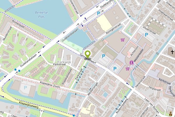 Ambulance-melding op Gemeentewerf, Berkel en Rodenrijs op 4 mei, kaart-overzicht