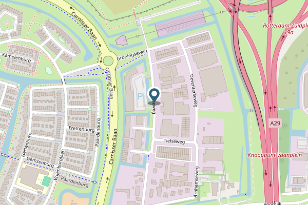 Politie-melding op Zwolseweg, Barendrecht op 3 mei, kaart-overzicht