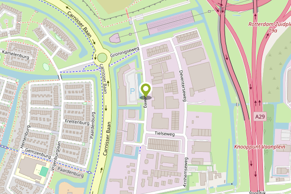 Ambulance-melding op Zwolseweg, Barendrecht op 3 mei, kaart-overzicht