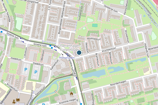 Politie-melding op Appeltuin, Rotterdam op 14 juni, kaart-overzicht