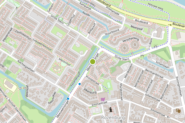 Ambulance-melding op Rozenburg op 14 juni, kaart-overzicht