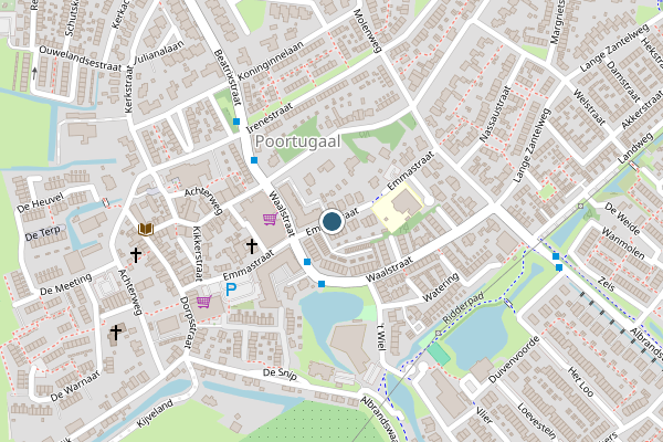 Politie-melding op Emmastraat, Poortugaal op 14 juni, kaart-overzicht