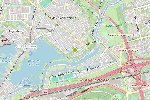 Ambulance-melding op Van Ballegooijsingel, Rotterdam op 14 juni, kaart-overzicht