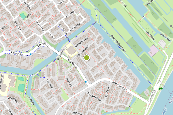 Ambulance-melding op Marienwaard, Capelle aan den IJssel op 16 juni, kaart-overzicht