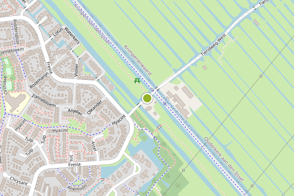 Ambulance-melding op Nieuwe Tiendweg, Krimpen aan den IJssel op 4 mei, kaart-overzicht