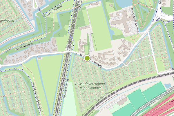 Ambulance-melding op Overschiese Kleiweg, Rotterdam op 4 mei, kaart-overzicht