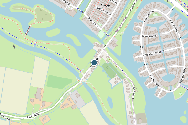 Politie-melding op Essendijk, Rhoon op 17 juni, kaart-overzicht