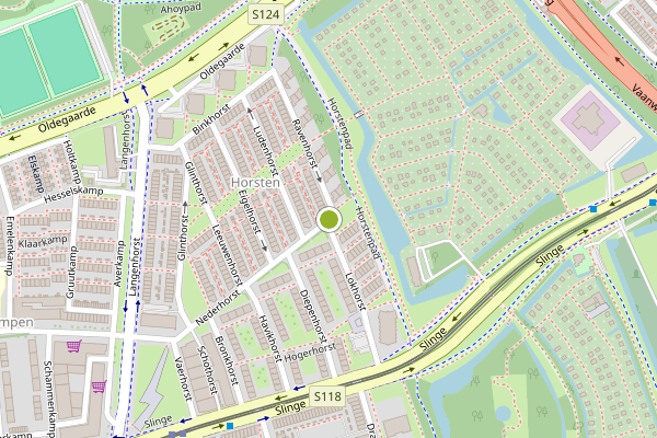 Ambulance-melding op Nederhorst, Rotterdam op 17 juni, kaart-overzicht