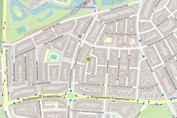 Ambulance-melding op J A Alberdingk Thijmstraat, Schiedam op 16 juni, kaart-overzicht