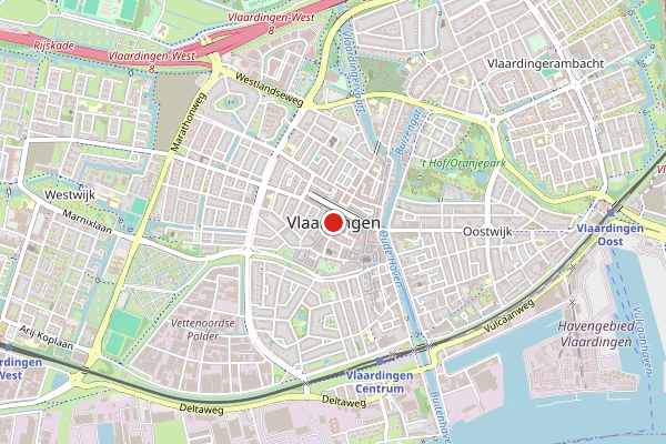 Brandweer-melding op Vlaardingen op 16 juni, kaart-overzicht