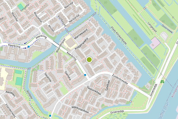 Ambulance-melding op Marienwaard, Capelle aan den IJssel op 4 mei, kaart-overzicht
