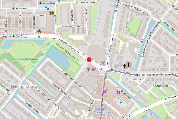 Brandweer-melding op Adriaen van der Doeslaan, Rotterdam op 17 juni, kaart-overzicht