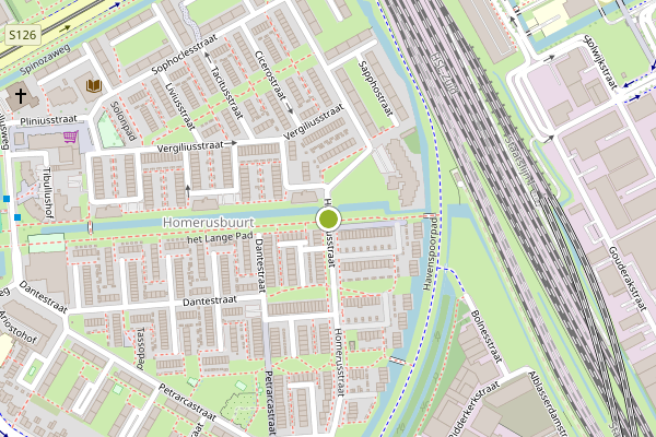 Ambulance-melding op Homerusstraat, Rotterdam op 17 juni, kaart-overzicht