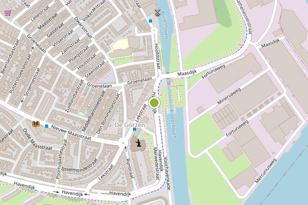 Ambulance-melding op Havendijk, Schiedam op 17 juni, kaart-overzicht