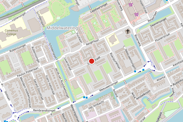 Brandweer-melding op Uiverstraat, Capelle aan den IJssel op 17 juni, kaart-overzicht