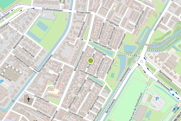 Ambulance-melding op Ruijterstraat, Berkel en Rodenrijs op 17 juni, kaart-overzicht