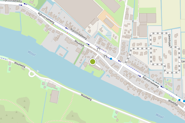 Ambulance-melding op Strevelszicht, Ridderkerk op 17 juni, kaart-overzicht
